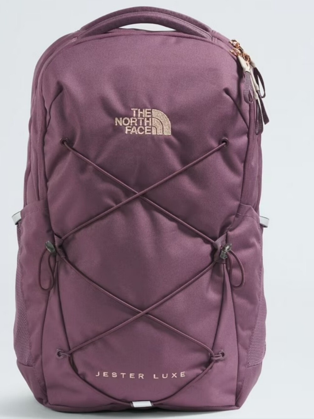 The North Face Jester Luxe Backpack- Midnight Mauve/Burnt Corral